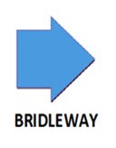 bridleway sign bridleway sign